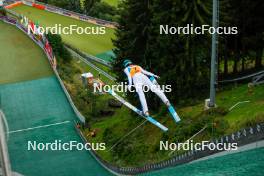 25.08.2023, Oberwiesenthal, Germany (GER): Silva Verbic (SLO) - FIS Nordic Combined Summer Grand Prix men and women, training HS105 women, Oberwiesenthal (GER). www.nordicfocus.com. © Volk/NordicFocus. Every downloaded picture is fee-liable.