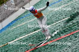 25.08.2023, Oberwiesenthal, Germany (GER): Claudia Purker (AUT) - FIS Nordic Combined Summer Grand Prix men and women, training HS105 women, Oberwiesenthal (GER). www.nordicfocus.com. © Volk/NordicFocus. Every downloaded picture is fee-liable.