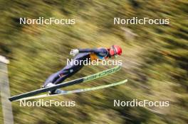 26.08.2023, Oberwiesenthal, Germany (GER): Jenny Nowak (GER) - FIS Nordic Combined Summer Grand Prix men and women, individual gundersen HS105/5km women, Oberwiesenthal (GER). www.nordicfocus.com. © Volk/NordicFocus. Every downloaded picture is fee-liable.