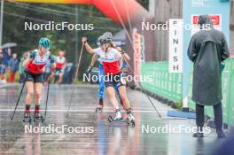 27.08.2023, Oberwiesenthal, Germany (GER): Gyda Westvold Hansen (NOR) - FIS Nordic Combined Summer Grand Prix men and women, mixed team sprint, Oberwiesenthal (GER). www.nordicfocus.com. © Volk/NordicFocus. Every downloaded picture is fee-liable.
