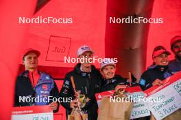 27.08.2023, Oberwiesenthal, Germany (GER): Kasper Moen Flatla (NOR), Ida Marie Hagen (NOR), (l-r)  - FIS Nordic Combined Summer Grand Prix men and women, mixed team sprint, Oberwiesenthal (GER). www.nordicfocus.com. © Volk/NordicFocus. Every downloaded picture is fee-liable.