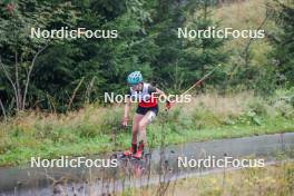 27.08.2023, Oberwiesenthal, Germany (GER): Ema Volavsek (SLO) - FIS Nordic Combined Summer Grand Prix men and women, mixed team sprint, Oberwiesenthal (GER). www.nordicfocus.com. © Volk/NordicFocus. Every downloaded picture is fee-liable.