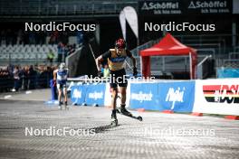 30.08.2023, Oberstdorf, Germany (GER): Julian Schmid (GER) - FIS Nordic Combined Summer Grand Prix men and women, individual gundersen HS137/10km women, Oberwiesenthal (GER). www.nordicfocus.com. © Volk/NordicFocus. Every downloaded picture is fee-liable.