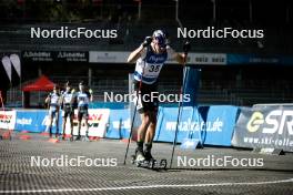 30.08.2023, Oberstdorf, Germany (GER): Vinzenz Geiger (GER) - FIS Nordic Combined Summer Grand Prix men and women, individual gundersen HS137/10km women, Oberwiesenthal (GER). www.nordicfocus.com. © Volk/NordicFocus. Every downloaded picture is fee-liable.