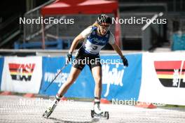 30.08.2023, Oberstdorf, Germany (GER): Jenny Nowak (GER) - FIS Nordic Combined Summer Grand Prix men and women, individual gundersen HS105/5km women, Oberwiesenthal (GER). www.nordicfocus.com. © Volk/NordicFocus. Every downloaded picture is fee-liable.