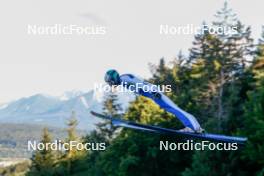 01.09.2023, Villach, Austria (AUT): Gasper Brecl (SLO) - FIS Nordic Combined Summer Grand Prix men and women, training, compact sprint HS98/7.5km men, Villach (AUT). www.nordicfocus.com. © Volk/NordicFocus. Every downloaded picture is fee-liable.