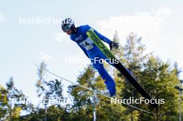 01.09.2023, Villach, Austria (AUT): Severin Reiter (AUT) - FIS Nordic Combined Summer Grand Prix men and women, training, compact sprint HS98/7.5km men, Villach (AUT). www.nordicfocus.com. © Volk/NordicFocus. Every downloaded picture is fee-liable.