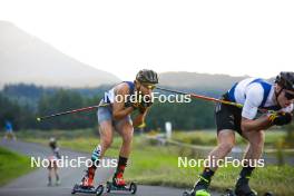 02.09.2023, Villach, Austria (AUT): Erazem Stanonik (SLO) - FIS Nordic Combined Summer Grand Prix men and women, compact sprint HS98/7.5km men, Villach (AUT). www.nordicfocus.com. © Volk/NordicFocus. Every downloaded picture is fee-liable.