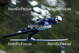 02.09.2023, Villach, Austria (AUT): Simon Mach (GER) - FIS Nordic Combined Summer Grand Prix men and women, compact sprint HS98/7.5km men, Villach (AUT). www.nordicfocus.com. © Volk/NordicFocus. Every downloaded picture is fee-liable.