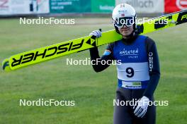 01.09.2023, Villach, Austria (AUT): Espen Andersen (NOR) - FIS Nordic Combined Summer Grand Prix men and women, training, compact sprint HS98/7.5km men, Villach (AUT). www.nordicfocus.com. © Volk/NordicFocus. Every downloaded picture is fee-liable.