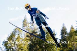 01.09.2023, Villach, Austria (AUT): Otto Niittykoski (FIN) - FIS Nordic Combined Summer Grand Prix men and women, training, compact sprint HS98/7.5km men, Villach (AUT). www.nordicfocus.com. © Volk/NordicFocus. Every downloaded picture is fee-liable.