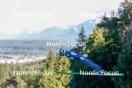 01.09.2023, Villach, Austria (AUT): Florian Kolb (AUT) - FIS Nordic Combined Summer Grand Prix men and women, training, compact sprint HS98/7.5km men, Villach (AUT). www.nordicfocus.com. © Volk/NordicFocus. Every downloaded picture is fee-liable.