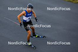 02.09.2023, Villach, Austria (AUT): Laurent Muhlethaler (FRA) - FIS Nordic Combined Summer Grand Prix men and women, compact sprint HS98/7.5km men, Villach (AUT). www.nordicfocus.com. © Volk/NordicFocus. Every downloaded picture is fee-liable.