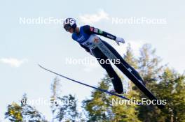 01.09.2023, Villach, Austria (AUT): Marco Heinis (FRA) - FIS Nordic Combined Summer Grand Prix men and women, training, compact sprint HS98/7.5km men, Villach (AUT). www.nordicfocus.com. © Volk/NordicFocus. Every downloaded picture is fee-liable.