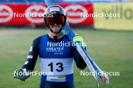 01.09.2023, Villach, Austria (AUT): Gael Blondeau (FRA) - FIS Nordic Combined Summer Grand Prix men and women, training, compact sprint HS98/7.5km men, Villach (AUT). www.nordicfocus.com. © Volk/NordicFocus. Every downloaded picture is fee-liable.