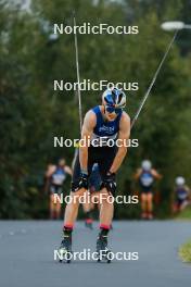 02.09.2023, Villach, Austria (AUT): Kristjan Ilves (EST) - FIS Nordic Combined Summer Grand Prix men and women, compact sprint HS98/7.5km men, Villach (AUT). www.nordicfocus.com. © Volk/NordicFocus. Every downloaded picture is fee-liable.