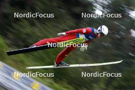 02.09.2023, Villach, Austria (AUT): Florian Kolb (AUT) - FIS Nordic Combined Summer Grand Prix men and women, compact sprint HS98/7.5km men, Villach (AUT). www.nordicfocus.com. © Volk/NordicFocus. Every downloaded picture is fee-liable.