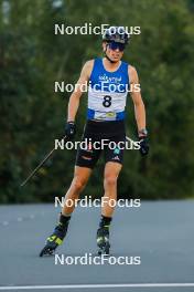 02.09.2023, Villach, Austria (AUT): David Mach (GER) - FIS Nordic Combined Summer Grand Prix men and women, compact sprint HS98/7.5km men, Villach (AUT). www.nordicfocus.com. © Volk/NordicFocus. Every downloaded picture is fee-liable.