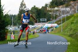 02.09.2023, Villach, Austria (AUT): Christian Deuschl (AUT) - FIS Nordic Combined Summer Grand Prix men and women, compact sprint HS98/7.5km men, Villach (AUT). www.nordicfocus.com. © Volk/NordicFocus. Every downloaded picture is fee-liable.