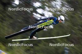 02.09.2023, Villach, Austria (AUT): Matteo Baud (FRA) - FIS Nordic Combined Summer Grand Prix men and women, compact sprint HS98/7.5km men, Villach (AUT). www.nordicfocus.com. © Volk/NordicFocus. Every downloaded picture is fee-liable.