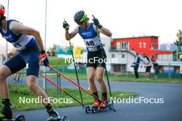 02.09.2023, Villach, Austria (AUT): Matic Hladnik (SLO) - FIS Nordic Combined Summer Grand Prix men and women, compact sprint HS98/7.5km men, Villach (AUT). www.nordicfocus.com. © Volk/NordicFocus. Every downloaded picture is fee-liable.