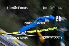02.09.2023, Villach, Austria (AUT): Richard Stenzel (GER) - FIS Nordic Combined Summer Grand Prix men and women, compact sprint HS98/7.5km men, Villach (AUT). www.nordicfocus.com. © Volk/NordicFocus. Every downloaded picture is fee-liable.