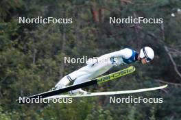 01.09.2023, Villach, Austria (AUT): Espen Andersen (NOR) - FIS Nordic Combined Summer Grand Prix men and women, training, compact sprint HS98/7.5km men, Villach (AUT). www.nordicfocus.com. © Volk/NordicFocus. Every downloaded picture is fee-liable.