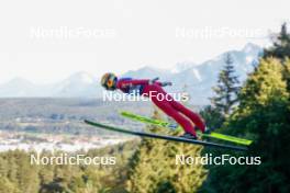 01.09.2023, Villach, Austria (AUT): Ilkka Herola (FIN) - FIS Nordic Combined Summer Grand Prix men and women, training, compact sprint HS98/7.5km men, Villach (AUT). www.nordicfocus.com. © Volk/NordicFocus. Every downloaded picture is fee-liable.