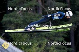 01.09.2023, Villach, Austria (AUT): Matteo Baud (FRA) - FIS Nordic Combined Summer Grand Prix men and women, training, compact sprint HS98/7.5km men, Villach (AUT). www.nordicfocus.com. © Volk/NordicFocus. Every downloaded picture is fee-liable.