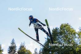 01.09.2023, Villach, Austria (AUT): Anne Haeckel (GER) - FIS Nordic Combined Summer Grand Prix men and women, training, compact sprint HS98/5km women, Villach (AUT). www.nordicfocus.com. © Volk/NordicFocus. Every downloaded picture is fee-liable.