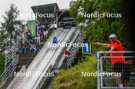 01.09.2023, Villach, Austria (AUT): Silva Verbic (SLO) - FIS Nordic Combined Summer Grand Prix men and women, training, compact sprint HS98/5km women, Villach (AUT). www.nordicfocus.com. © Volk/NordicFocus. Every downloaded picture is fee-liable.
