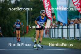 02.09.2023, Villach, Austria (AUT): Anju Nakamura (JPN) - FIS Nordic Combined Summer Grand Prix men and women, compact sprint HS98/5km women, Villach (AUT). www.nordicfocus.com. © Volk/NordicFocus. Every downloaded picture is fee-liable.