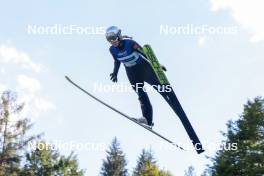 01.09.2023, Villach, Austria (AUT): Svenja Wuerth (GER) - FIS Nordic Combined Summer Grand Prix men and women, training, compact sprint HS98/5km women, Villach (AUT). www.nordicfocus.com. © Volk/NordicFocus. Every downloaded picture is fee-liable.
