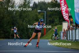02.09.2023, Villach, Austria (AUT): Veronica Gianmoena (ITA) - FIS Nordic Combined Summer Grand Prix men and women, compact sprint HS98/5km women, Villach (AUT). www.nordicfocus.com. © Volk/NordicFocus. Every downloaded picture is fee-liable.