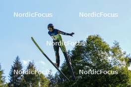 01.09.2023, Villach, Austria (AUT): Marie Naehring (GER) - FIS Nordic Combined Summer Grand Prix men and women, training, compact sprint HS98/5km women, Villach (AUT). www.nordicfocus.com. © Volk/NordicFocus. Every downloaded picture is fee-liable.