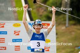 03.09.2023, Villach, Austria (AUT): Thomas Rettenegger (AUT), (l-r) - FIS Nordic Combined Summer Grand Prix men and women, individual gundersen HS98/10km men, Villach (AUT). www.nordicfocus.com. © Volk/NordicFocus. Every downloaded picture is fee-liable.