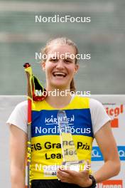 03.09.2023, Villach, Austria (AUT): SGP final standing women: Ema Volavsek (SLO) - FIS Nordic Combined Summer Grand Prix men and women, individual gundersen HS98/10km men, Villach (AUT). www.nordicfocus.com. © Volk/NordicFocus. Every downloaded picture is fee-liable.