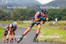 03.09.2023, Villach, Austria (AUT): Samuel Costa (ITA) - FIS Nordic Combined Summer Grand Prix men and women, individual gundersen HS98/10km men, Villach (AUT). www.nordicfocus.com. © Volk/NordicFocus. Every downloaded picture is fee-liable.