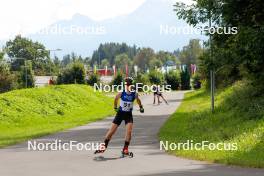 03.09.2023, Villach, Austria (AUT): Matic Hladnik (SLO) - FIS Nordic Combined Summer Grand Prix men and women, individual gundersen HS98/10km men, Villach (AUT). www.nordicfocus.com. © Volk/NordicFocus. Every downloaded picture is fee-liable.