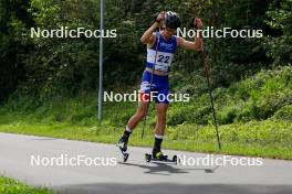 03.09.2023, Villach, Austria (AUT): Ondrej Pazout (CZE) - FIS Nordic Combined Summer Grand Prix men and women, individual gundersen HS98/10km men, Villach (AUT). www.nordicfocus.com. © Volk/NordicFocus. Every downloaded picture is fee-liable.