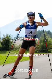 03.09.2023, Villach, Austria (AUT): Veronica Gianmoena (ITA) - FIS Nordic Combined Summer Grand Prix men and women, individual gundersen HS98/5km women, Villach (AUT). www.nordicfocus.com. © Volk/NordicFocus. Every downloaded picture is fee-liable.