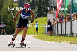 03.09.2023, Villach, Austria (AUT): Annika Malacinski (USA) - FIS Nordic Combined Summer Grand Prix men and women, individual gundersen HS98/5km women, Villach (AUT). www.nordicfocus.com. © Volk/NordicFocus. Every downloaded picture is fee-liable.
