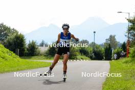03.09.2023, Villach, Austria (AUT): Lisa Hirner (AUT) - FIS Nordic Combined Summer Grand Prix men and women, individual gundersen HS98/5km women, Villach (AUT). www.nordicfocus.com. © Volk/NordicFocus. Every downloaded picture is fee-liable.