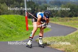 03.09.2023, Villach, Austria (AUT): Marie Naehring (GER) - FIS Nordic Combined Summer Grand Prix men and women, individual gundersen HS98/5km women, Villach (AUT). www.nordicfocus.com. © Volk/NordicFocus. Every downloaded picture is fee-liable.