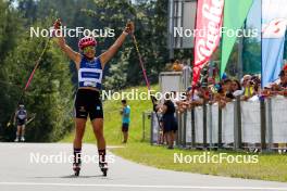 03.09.2023, Villach, Austria (AUT): Nathalie Armbruster (GER) - FIS Nordic Combined Summer Grand Prix men and women, individual gundersen HS98/5km women, Villach (AUT). www.nordicfocus.com. © Volk/NordicFocus. Every downloaded picture is fee-liable.