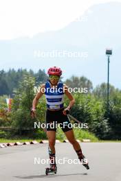 03.09.2023, Villach, Austria (AUT): Nathalie Armbruster (GER) - FIS Nordic Combined Summer Grand Prix men and women, individual gundersen HS98/5km women, Villach (AUT). www.nordicfocus.com. © Volk/NordicFocus. Every downloaded picture is fee-liable.
