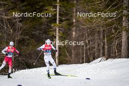 25.02.2023, Planica, Slovenia (SLO): Akito Watabe (JPN), Jens Luraas Oftebro (NOR), (l-r)  - FIS nordic world ski championships nordic combined men, individual gundersen HS100/10km, Planica (SLO). www.nordicfocus.com. © Thibaut/NordicFocus. Every downloaded picture is fee-liable.