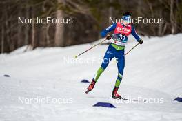 25.02.2023, Planica, Slovenia (SLO): Gasper Brecl (SLO) - FIS nordic world ski championships nordic combined men, individual gundersen HS100/10km, Planica (SLO). www.nordicfocus.com. © Thibaut/NordicFocus. Every downloaded picture is fee-liable.