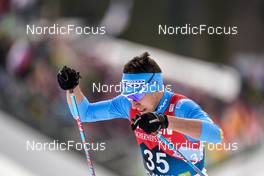 25.02.2023, Planica, Slovenia (SLO): Aaron Kostner (ITA) - FIS nordic world ski championships nordic combined men, individual gundersen HS100/10km, Planica (SLO). www.nordicfocus.com. © Thibaut/NordicFocus. Every downloaded picture is fee-liable.