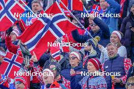 04.03.2023, Planica, Slovenia (SLO): Feature: Norvegian fans - FIS nordic world ski championships nordic combined men, individual HS138/10km, Planica (SLO). www.nordicfocus.com. © Thibaut/NordicFocus. Every downloaded picture is fee-liable.